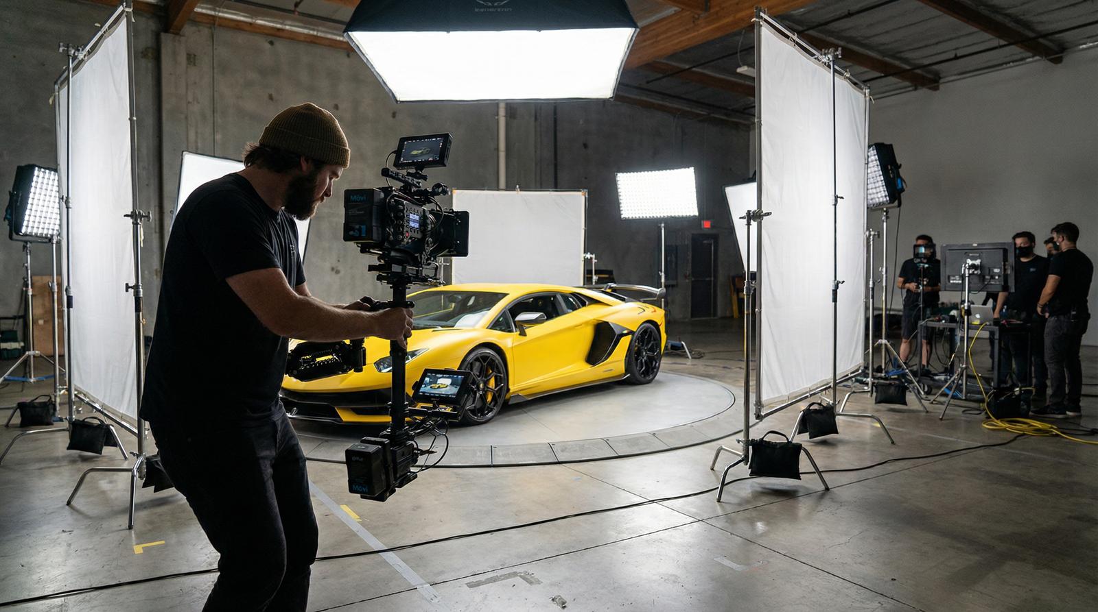 91视频制作-汽车视频拍摄幕后